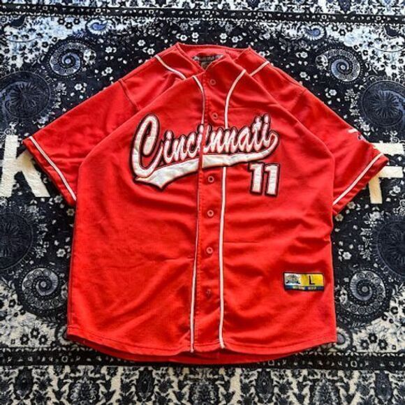 Vintage Cincinnati Baseball Jersey #11 Stitched! - Picture 2 of 8